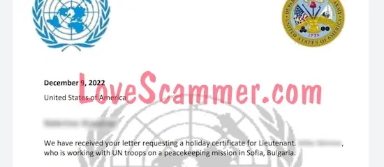 Pedido de férias falso de um alegado soldado